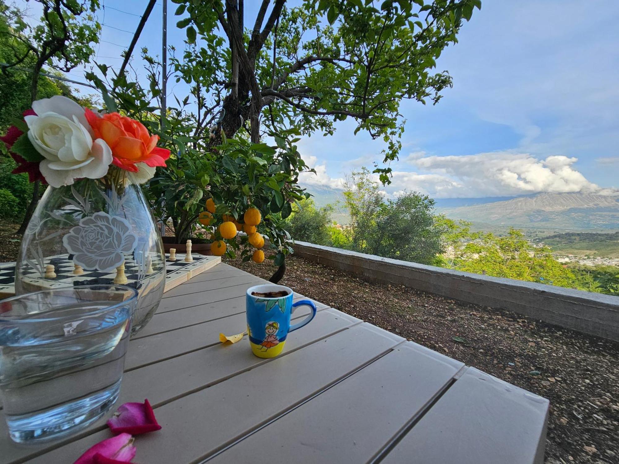 Lemon Garden Apartment-Hot Tub Jacuzzi Gjirokastër Dış mekan fotoğraf